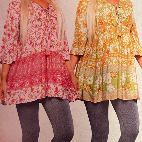 Sacred Threads Tops - NWT. Sacred Threads Blouse. S/M. CL/GR11. 222491